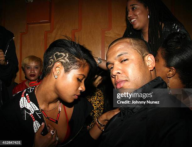 Kelis and Johnny Nunez during King Magazine Cover Party with Special Guest Kelis - April 28, 2006 at Nest in New York City, New York, United States.