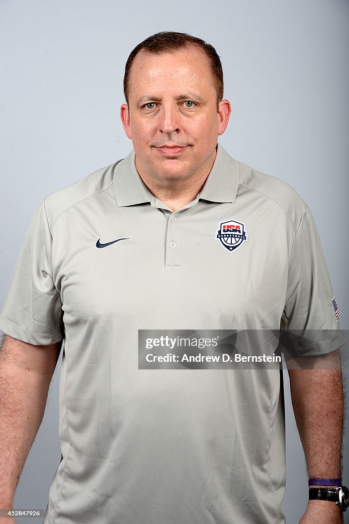 2014 USA Basketball Men's National Team Headshots