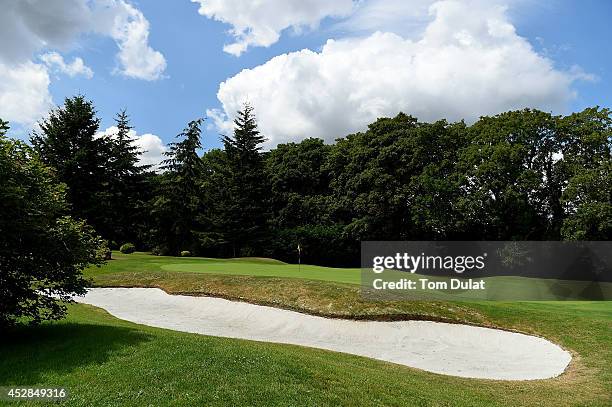 General view of the 3rd hole during the Golfbreaks.com PGA Fourball Championship - Southern Regional Qualifier at Woodcote Park Golf Club, on July...