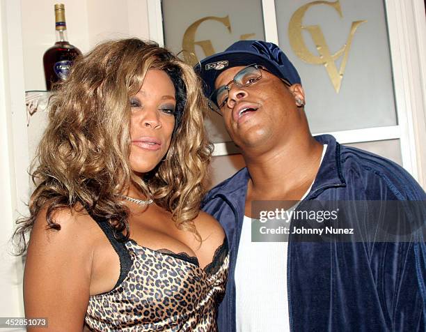 Wendy Williams and Husband during The House Of Courvoisier Hosts The America Magazine Party - September 14, 2005 at New York in New York City, New...