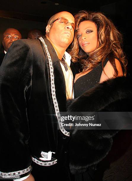 Kevin Hunter and Wendy Williams during Wendy Williams presents Dons and Diva's Black Party Hosted by Mary J. Blige - Inside at Crobar in New York...