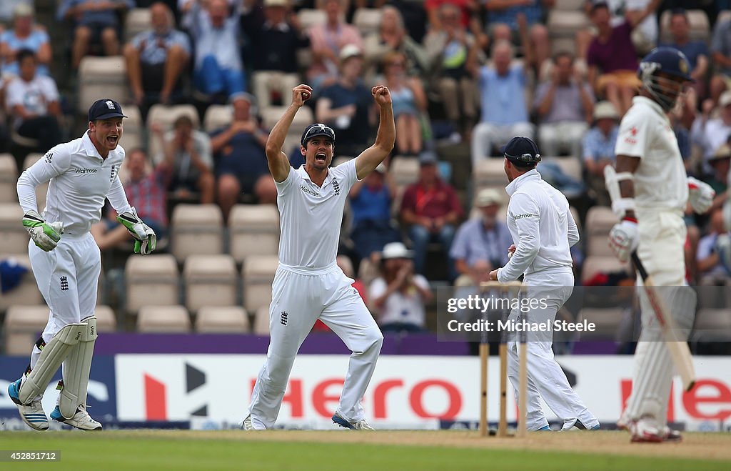 England v India: 3rd Investec Test - Day Two