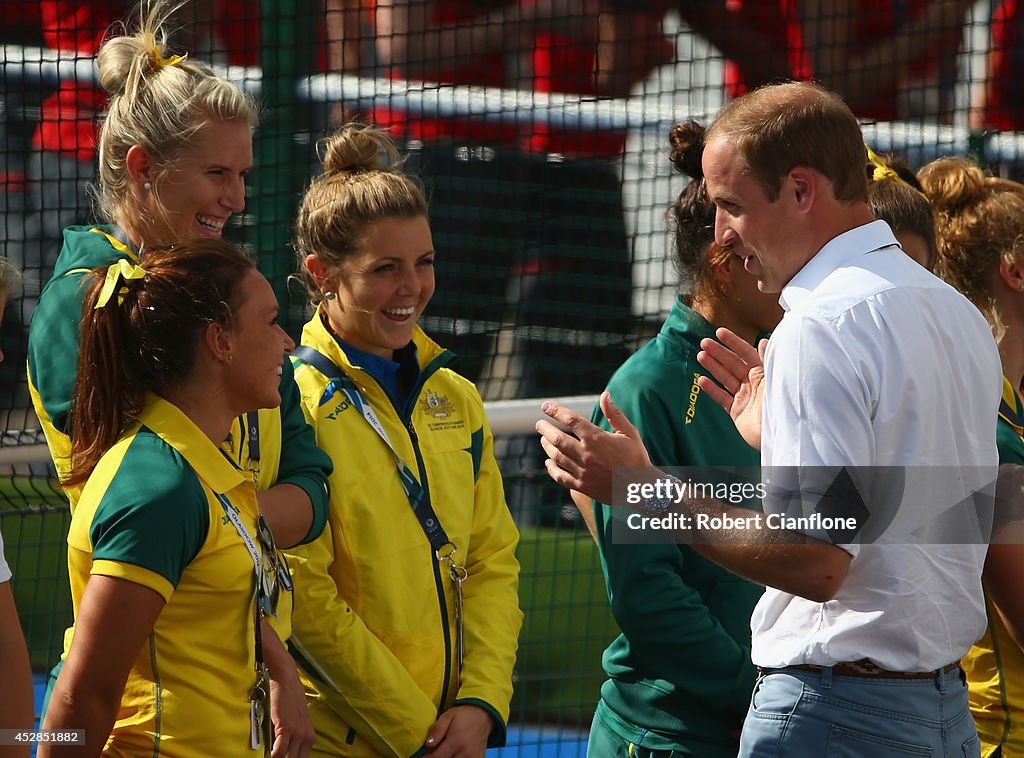 Royal Family & Celebrities At The 20th Commonwealth Games