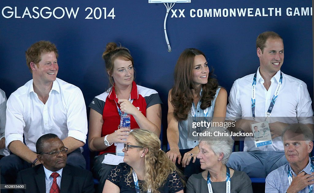 Royal Family & Celebrities At The 20th Commonwealth Games