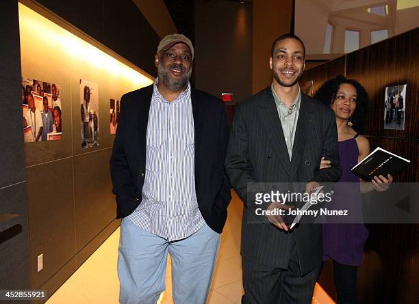 Danny and son, Jamel Simmons during Rush East New York Celebration Hosted By Russell Simmons at Time Warner Center in New York City, New York, United...