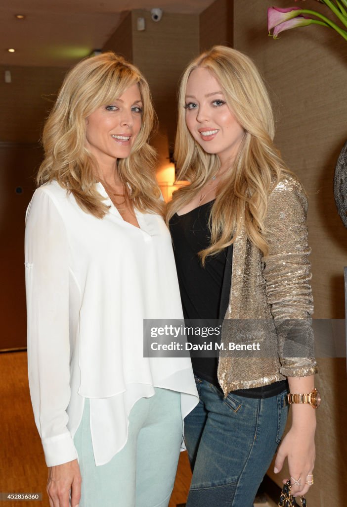 Marla Maples and Tiffany Trump Have Dinner At Sumosan