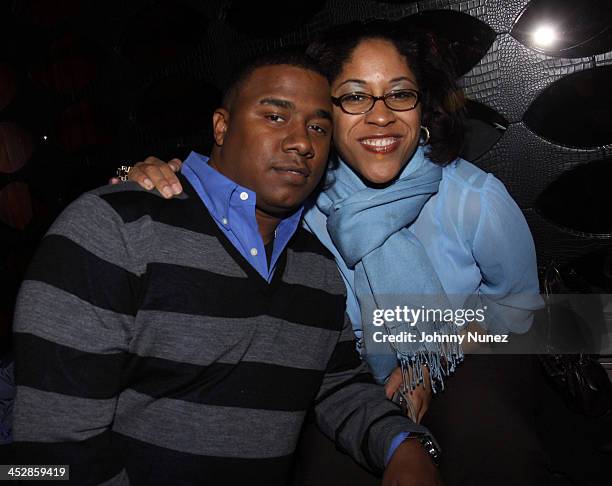 And Kimberly N. Cooper attend Mick Boogie's birthday celebration at Mr. West on March 30, 2009 in New York City.