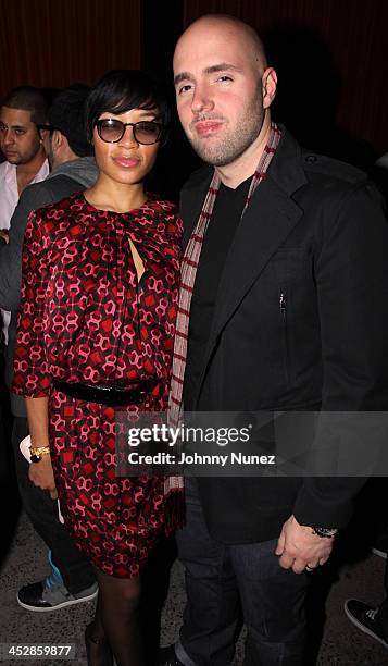 Rana Batyske and Mick Boogie attend Mick Boogie's birthday celebration at Mr. West on March 30, 2009 in New York City.