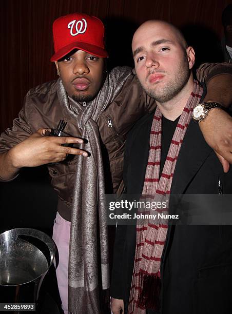 Daytona and Mick Boogie attend Mick Boogie's birthday celebration at Mr. West on March 30, 2009 in New York City.