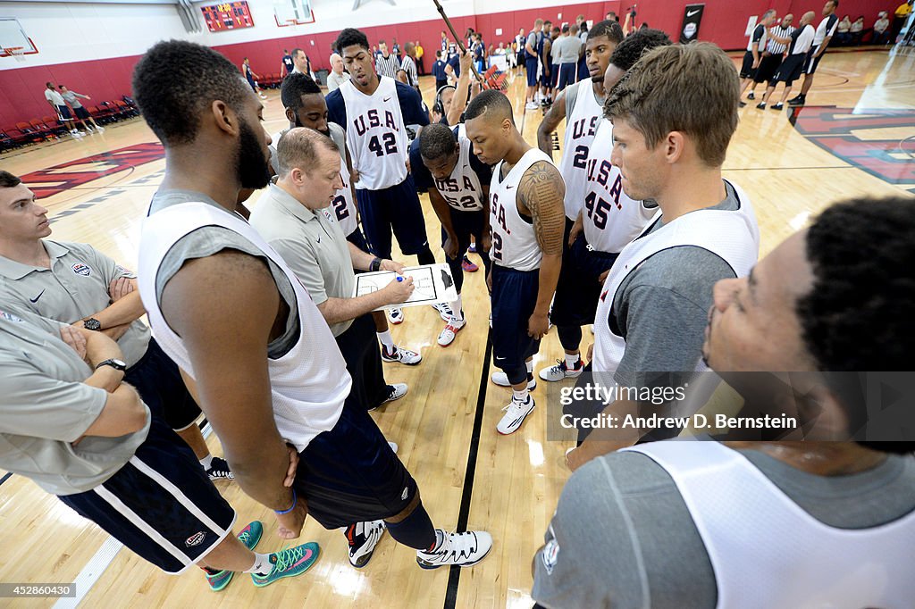 2014 USA Basketball Men's National Team Practice