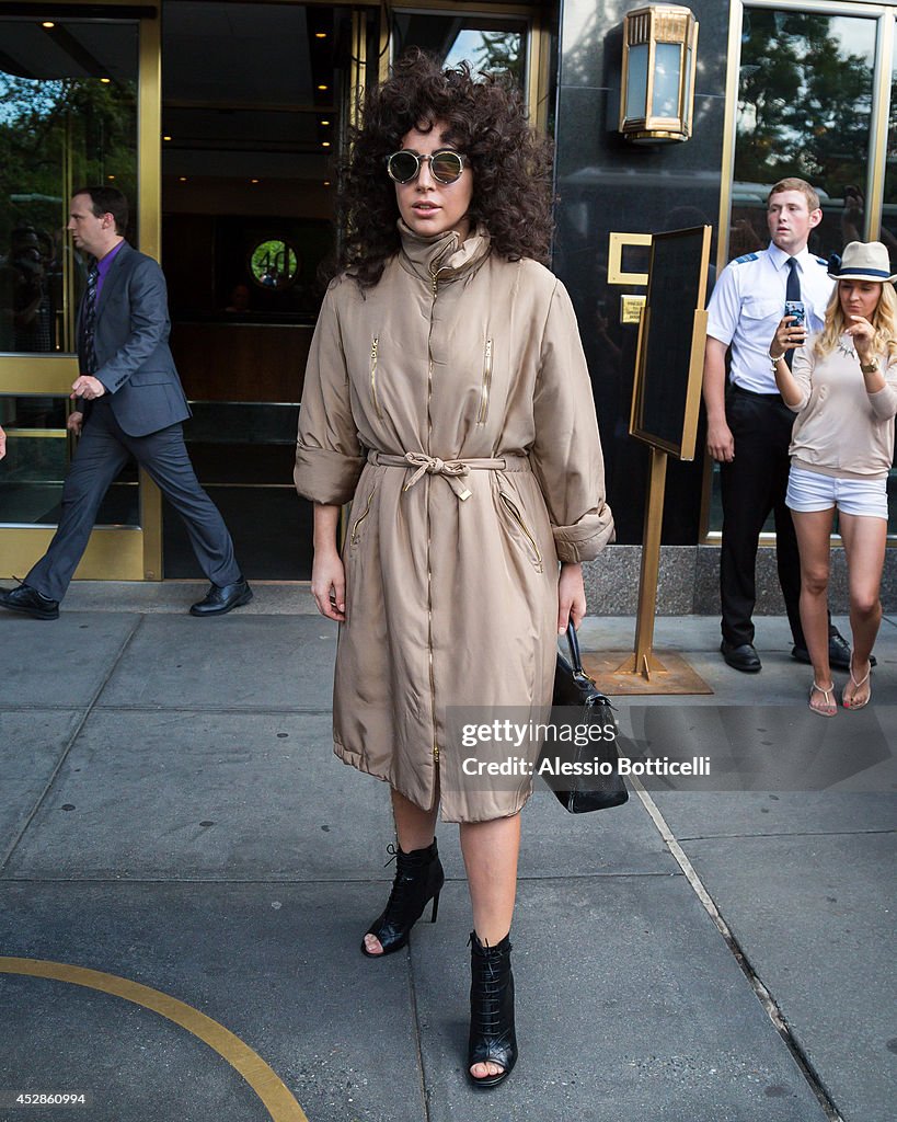 Celebrity Sightings In New York City - July 28, 2014