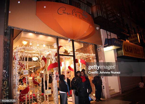 Atmosphere during Fantasia Barrino Signs Her Book Life is Not a Fairy Tale - December 16, 2005 at Carols Daughter Harlem Flagship Store in New York,...