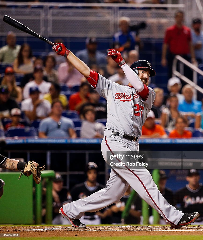 Washington Nationals v Miami Marlins