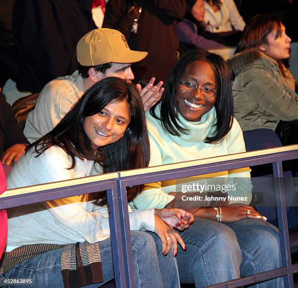Norma Augenblick and Carol Archer during Celebrities Attend the Zab Judah vs Carlos Baldomir Boxing Match - January 7, 2006 at Madison Square Garden...