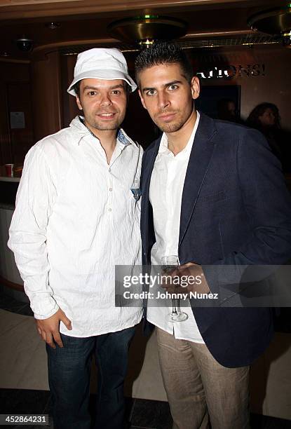 Lemon and Carlos Andres Gomez during Spike Lee's 20 Anniversary Celebration Benefit at Royal Caribbean in New York City, New York, United States.