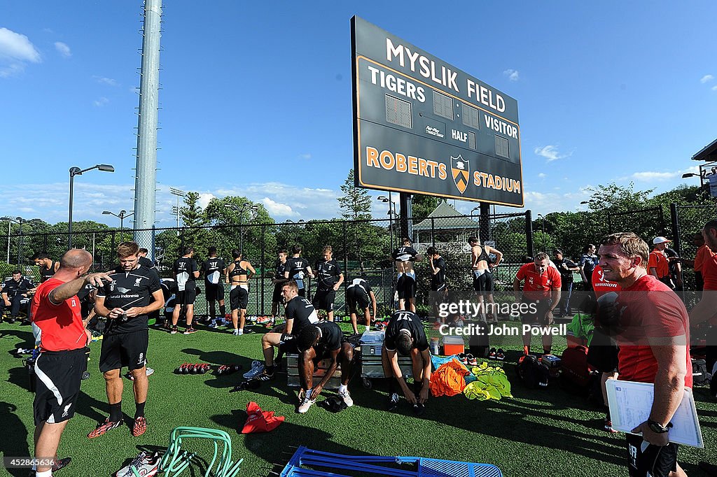 Liverpool FC Training Session At Princeton University