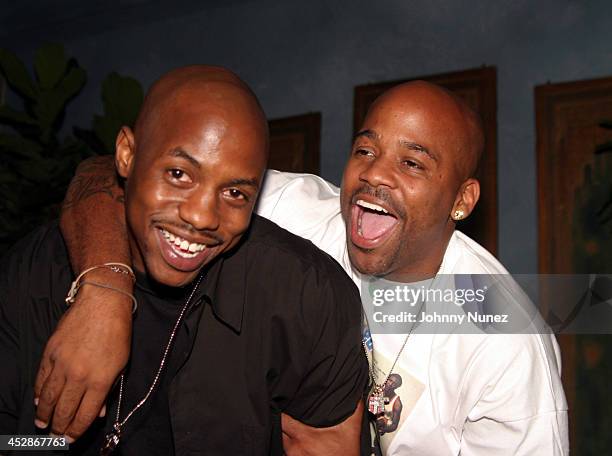 Rell and Damon Dash during Damon Dash Hosts After Party For Jade Jagger With Armandale Vodka at NA Nightclub in New York City, New York, United...