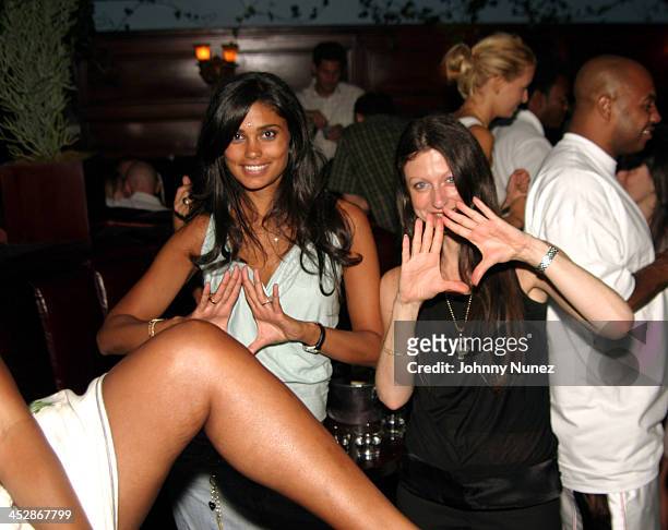 Rachel Roy and Guest during Damon Dash Hosts After Party For Jade Jagger With Armandale Vodka at NA Nightclub in New York City, New York, United...
