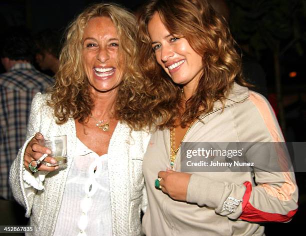 Ann Jones and Jade Jagger during Damon Dash Hosts After Party For Jade Jagger With Armandale Vodka at NA Nightclub in New York City, New York, United...