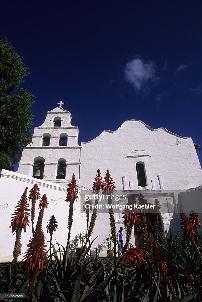 USA, California, San Diego, Mission Basilica San Diego De...