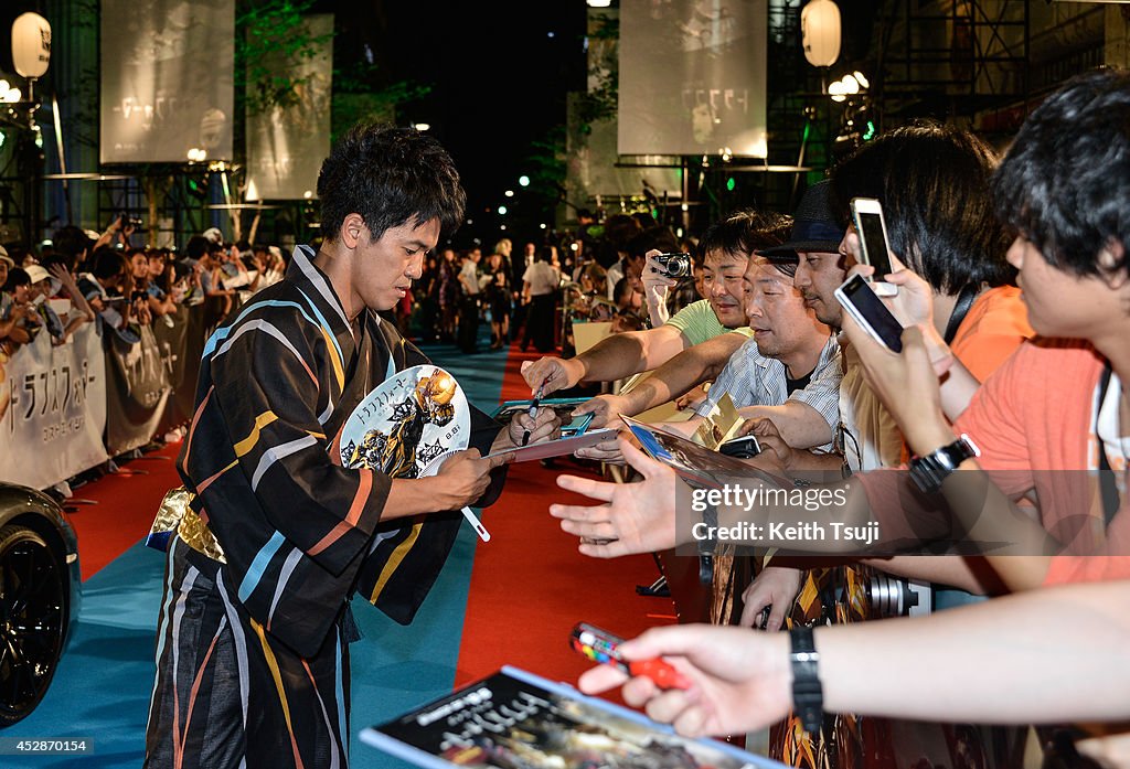 Japan Premiere Of &#39;Transformers : Age of Extinction&#39;