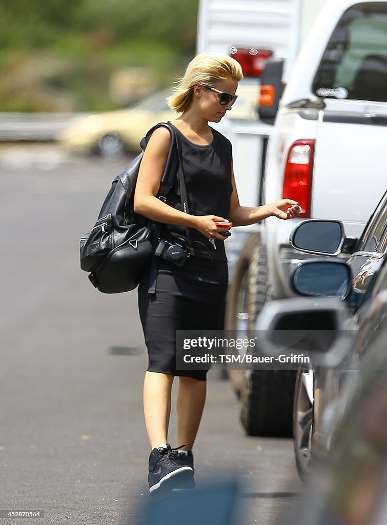 Celebrity Sightings In Los Angeles - July 28, 2014