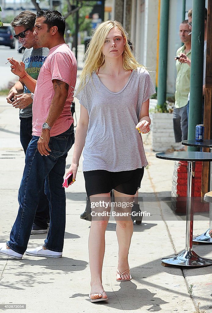 Celebrity Sightings In Los Angeles - July 28, 2014
