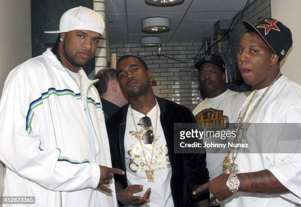 Slim Thug, Kanye West and Killa Kyleon during Boost Mobile Rock Corp ...