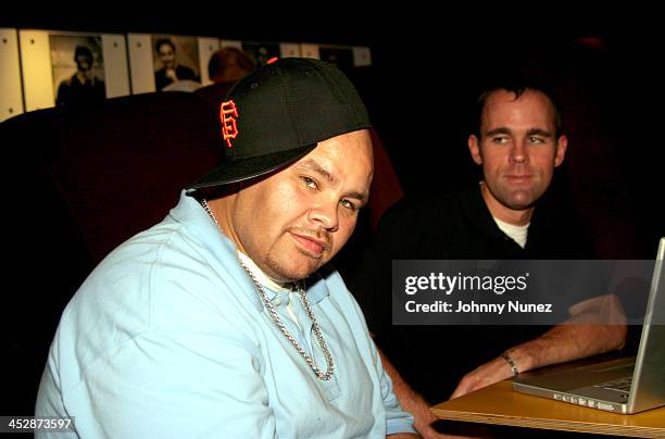 Fat Joe and guest during New Era Design Session with Terror Squad Hat at Carolines in New York City, New York, United States.