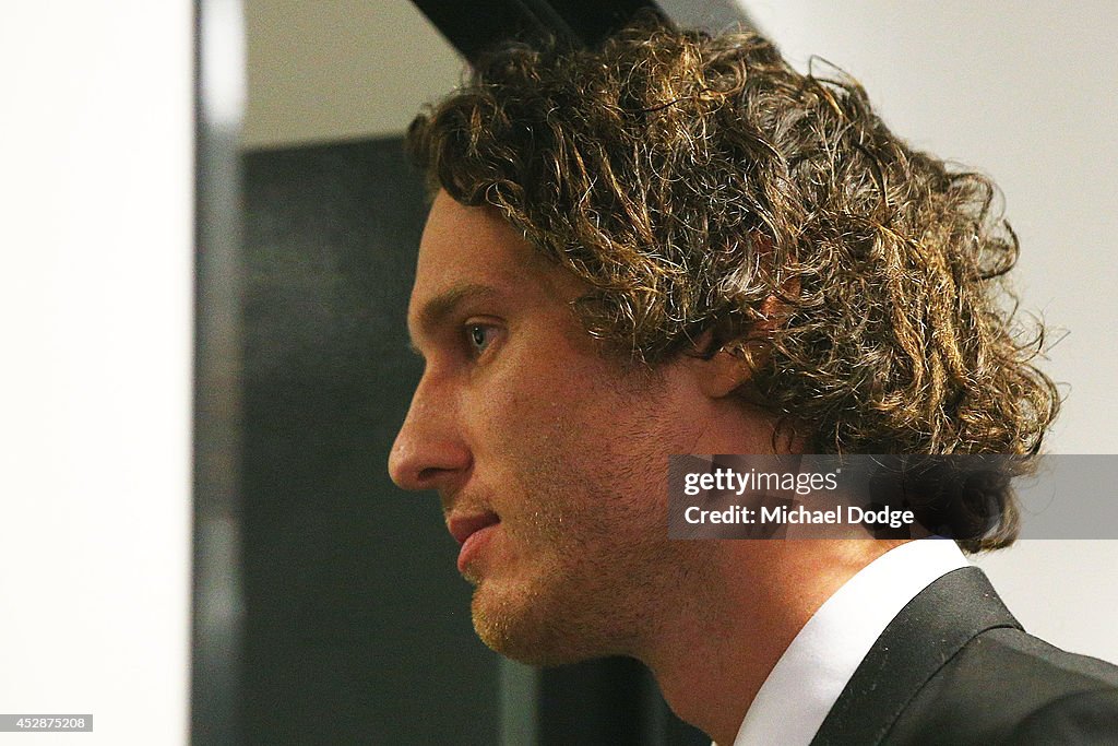 Ty Vickery Attends AFL Tribunal