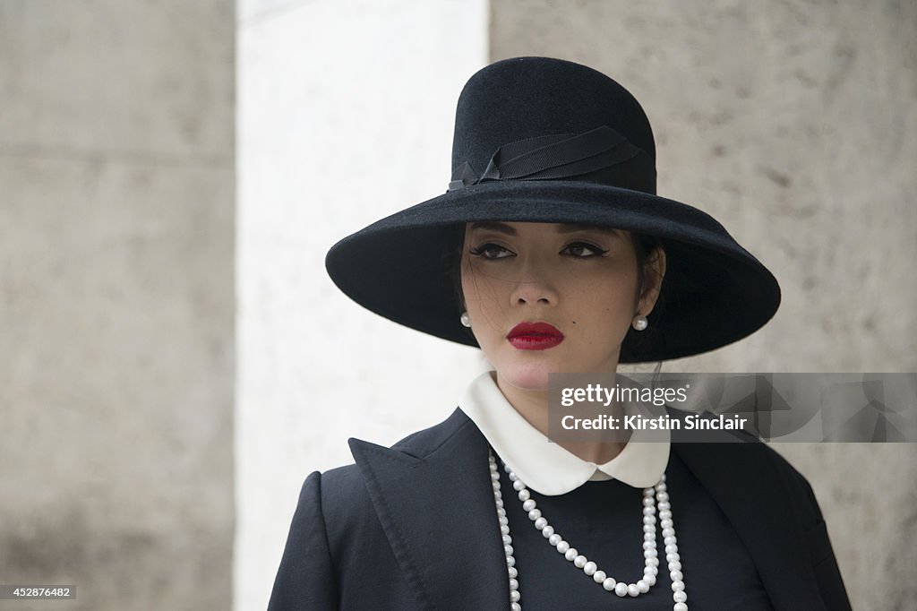 Street Style - Paris Fashion Week, Haute Couture F/W 2014-2015 : July 10th