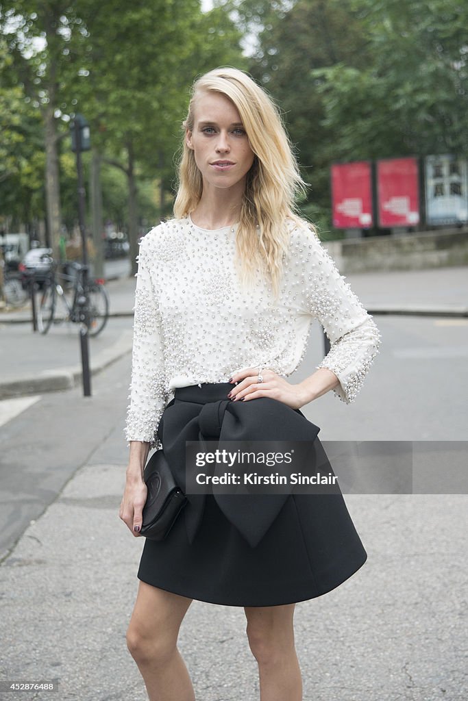 Street Style - Paris Fashion Week, Haute Couture F/W 2014-2015 : July 10th