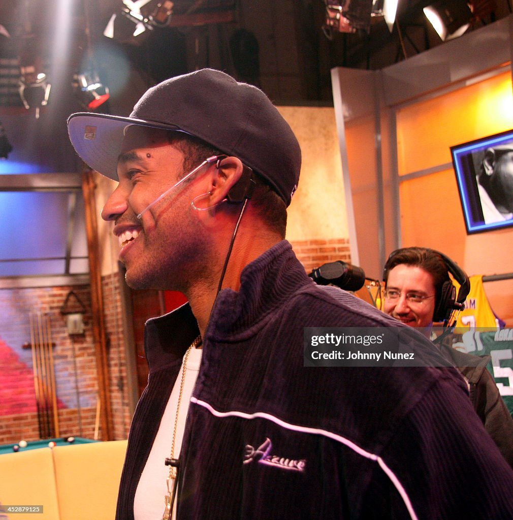 Carmelo Anthony and Hill Harper Visit Rap City