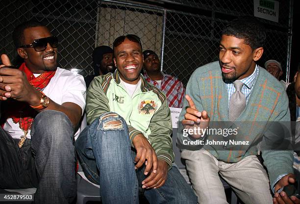 Kanye West ,Consequence and Bentley during Sprite Street Couture Showcase - Party - May 24, 2006 at Guastavino's in NYC in New York City, New York,...