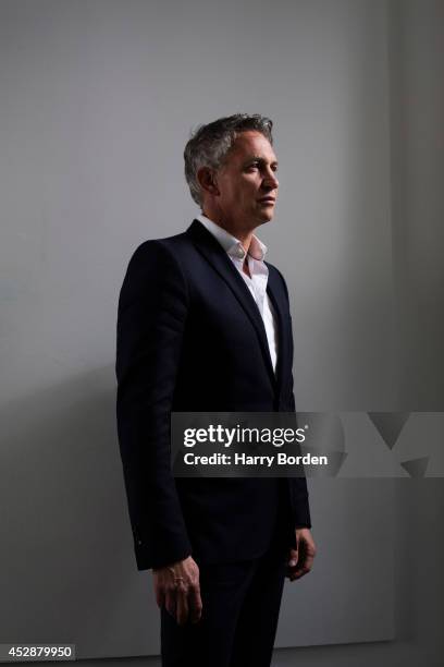 Tv presenter and former professional footballer Gary Lineker is photographed for the Guardian on May 14, 2014 in London, England.