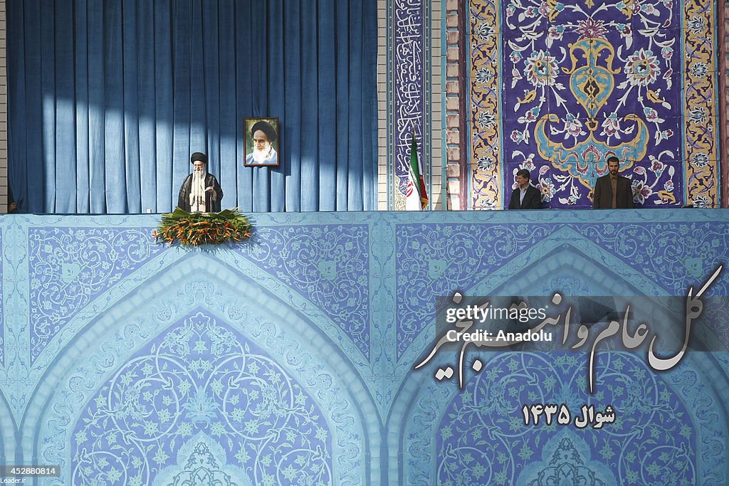 Eid al-Fitr prayer in Iran