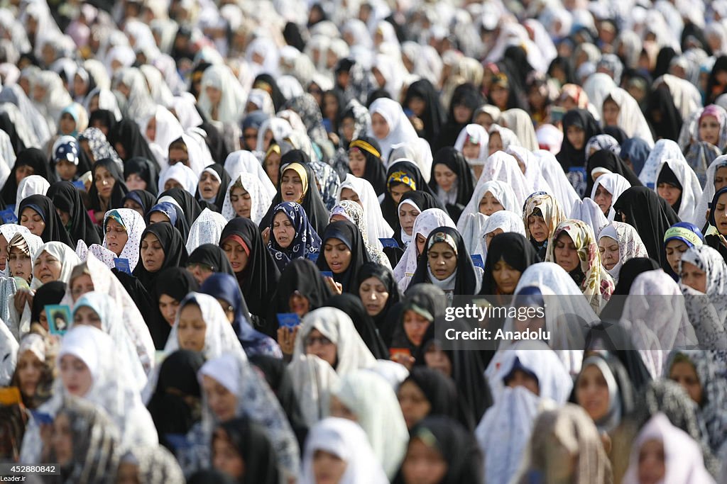 Eid al-Fitr prayer in Iran