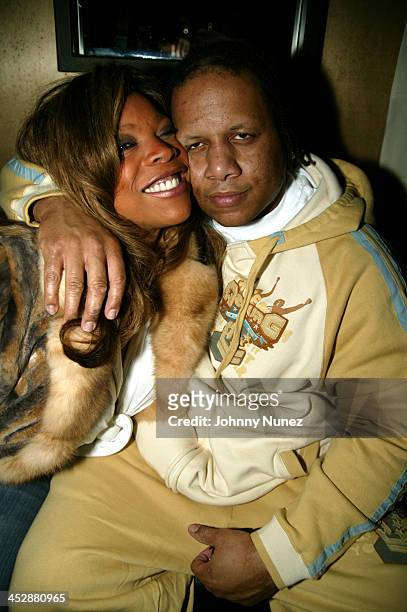 Wendy Williams and Husband during Patricia Field for the House of Rocawear Lounge at Ono at the Hotel Gansevort in New York City, New York, United...
