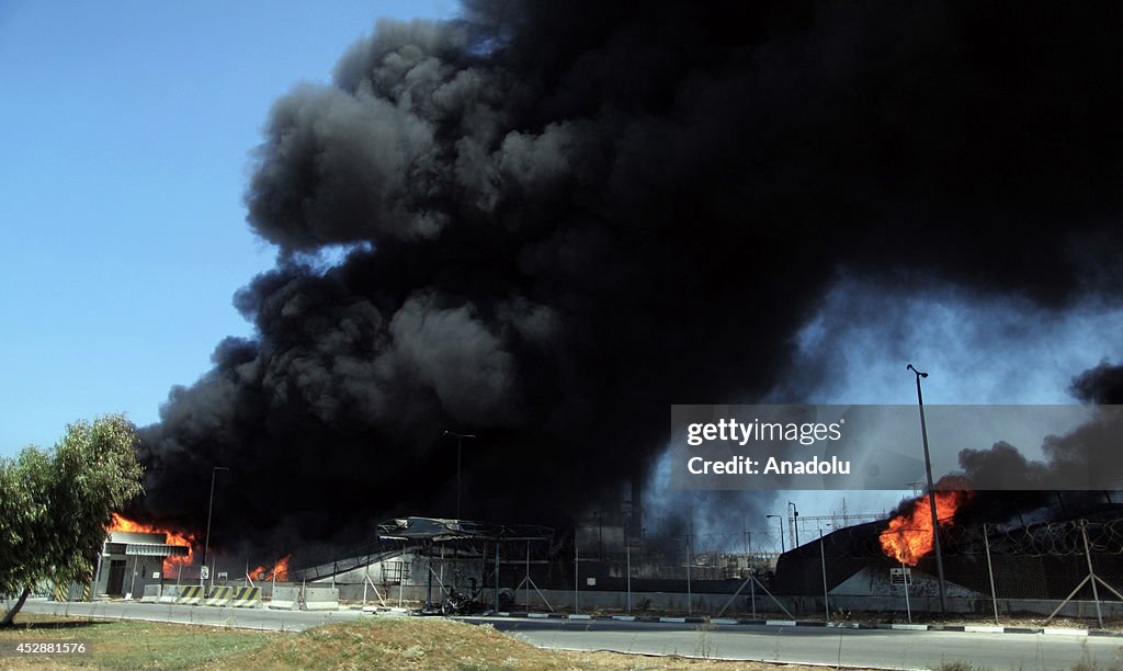 Israeli airstrike hits Gaza's only power plant