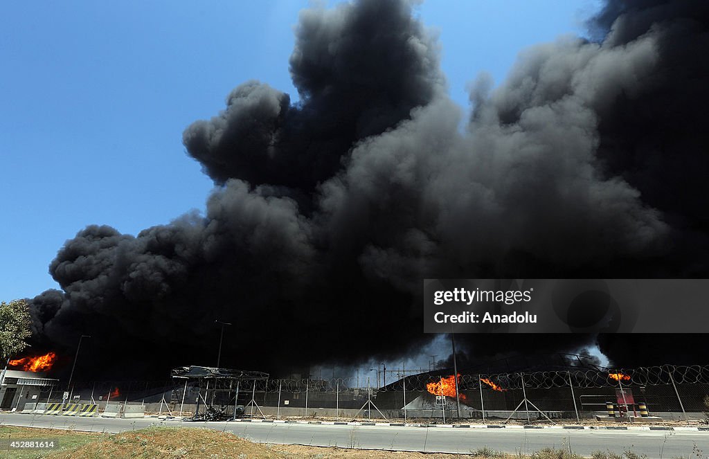 Israeli airstrike hits Gaza's only power plant