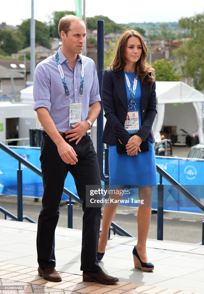 Royal Family & Celebrities At The Commonwealth Games