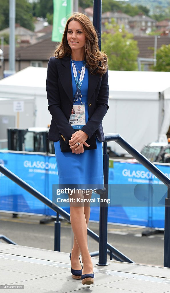 Royal Family & Celebrities At The Commonwealth Games