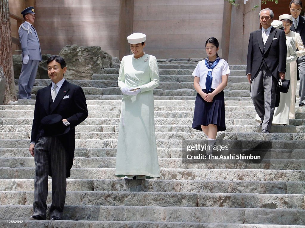 Crown Prince Family Visit Ise