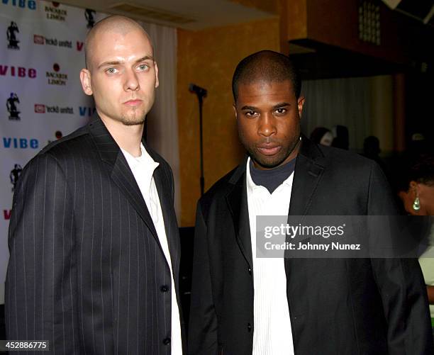 Platinum Producers Mini Mob during VIBE Premieres Talib Kweli's Album Release at Eugene in New York City, New York, United States.