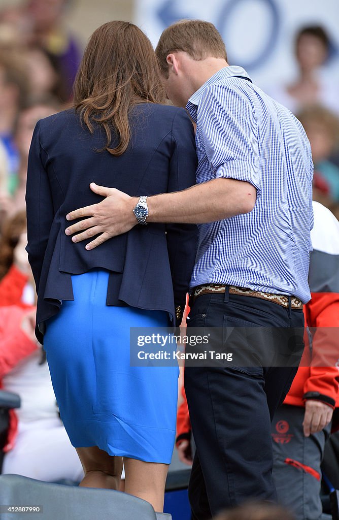 Royal Family & Celebrities At The Commonwealth Games