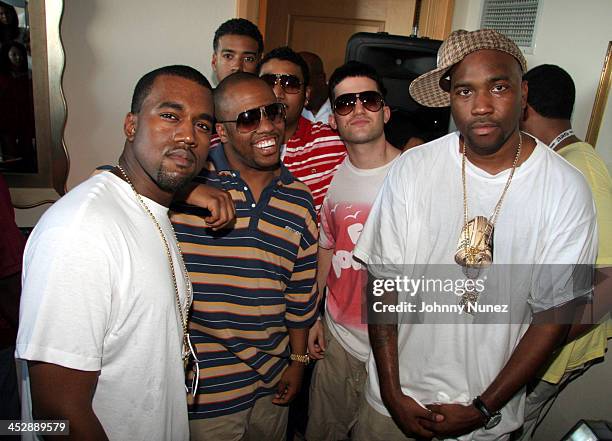 Kanye West, Consequence, Don C, DJ A Trak and GLC during Power Summit - September 30, 2005 at Westin Hotel in Freeport, Bahamas.