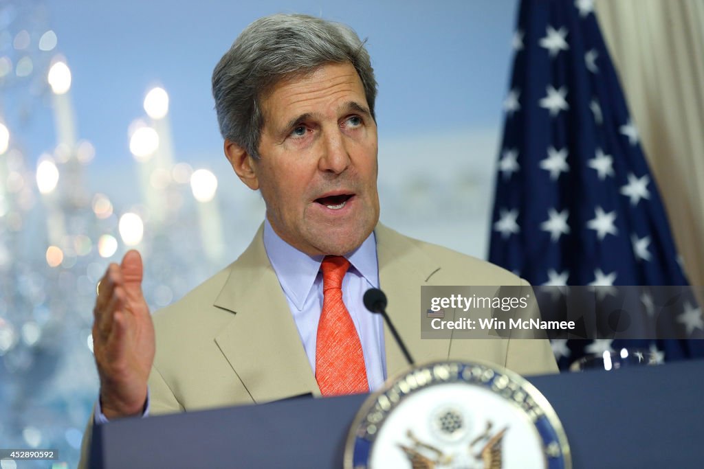 Secretary Kerry Meets With Ukrainian Foreign Minister At The State Department