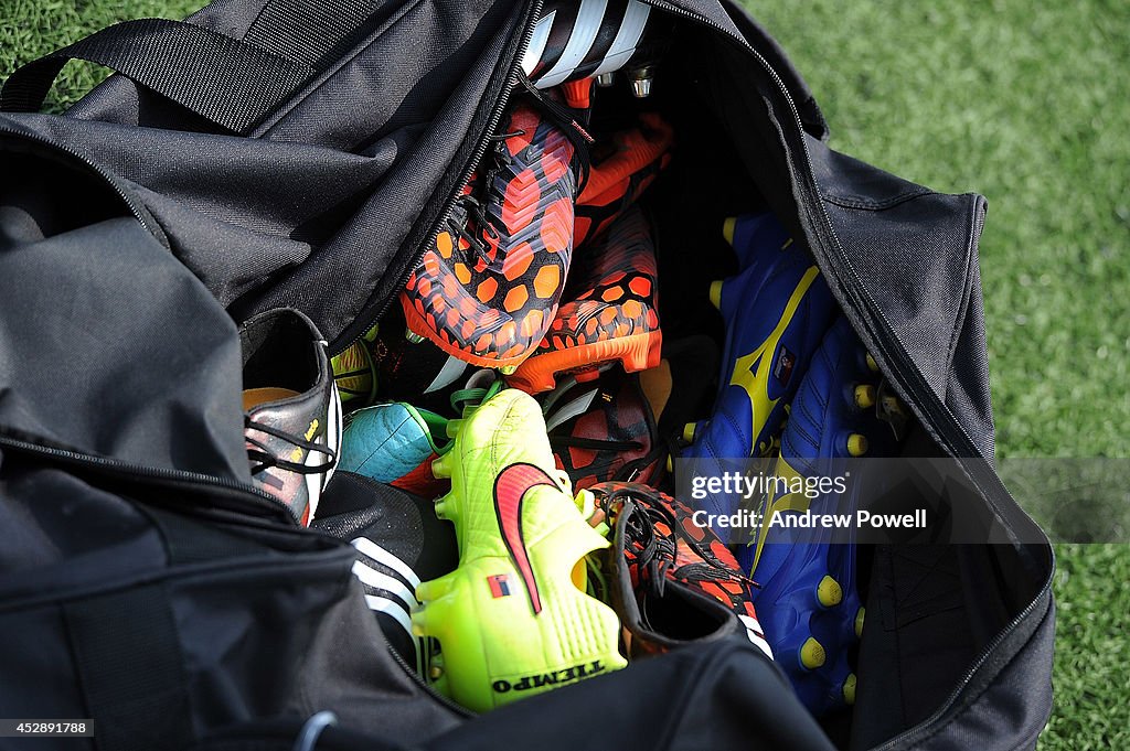 Liverpool FC Training Session At Princeton University