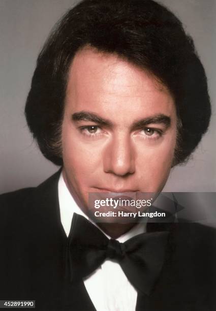 Singer Neil Diamond poses for a portrait in 1984 in Los Angeles, California.