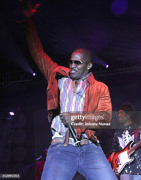 Jamie Foxx during NBA Players Association Gala - February 18, 2006 at Houston Convention Center in Houston, Texas, United States.